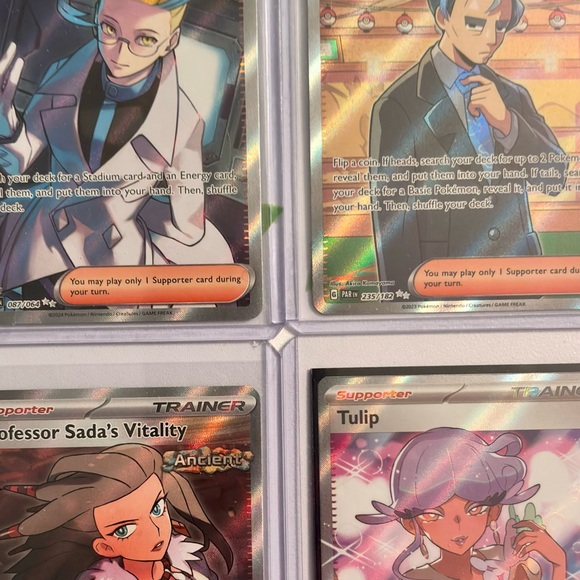 Pokemon Other - 4- Cards —Pokemon Trainer Cards Set